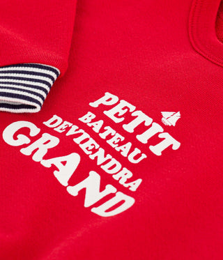 BOY'S ORGANIC COTTON FLEECE SWEATSHIRT