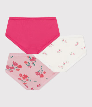 GIRL'S ORGANIC COTTON PANTIES - 3-PACK