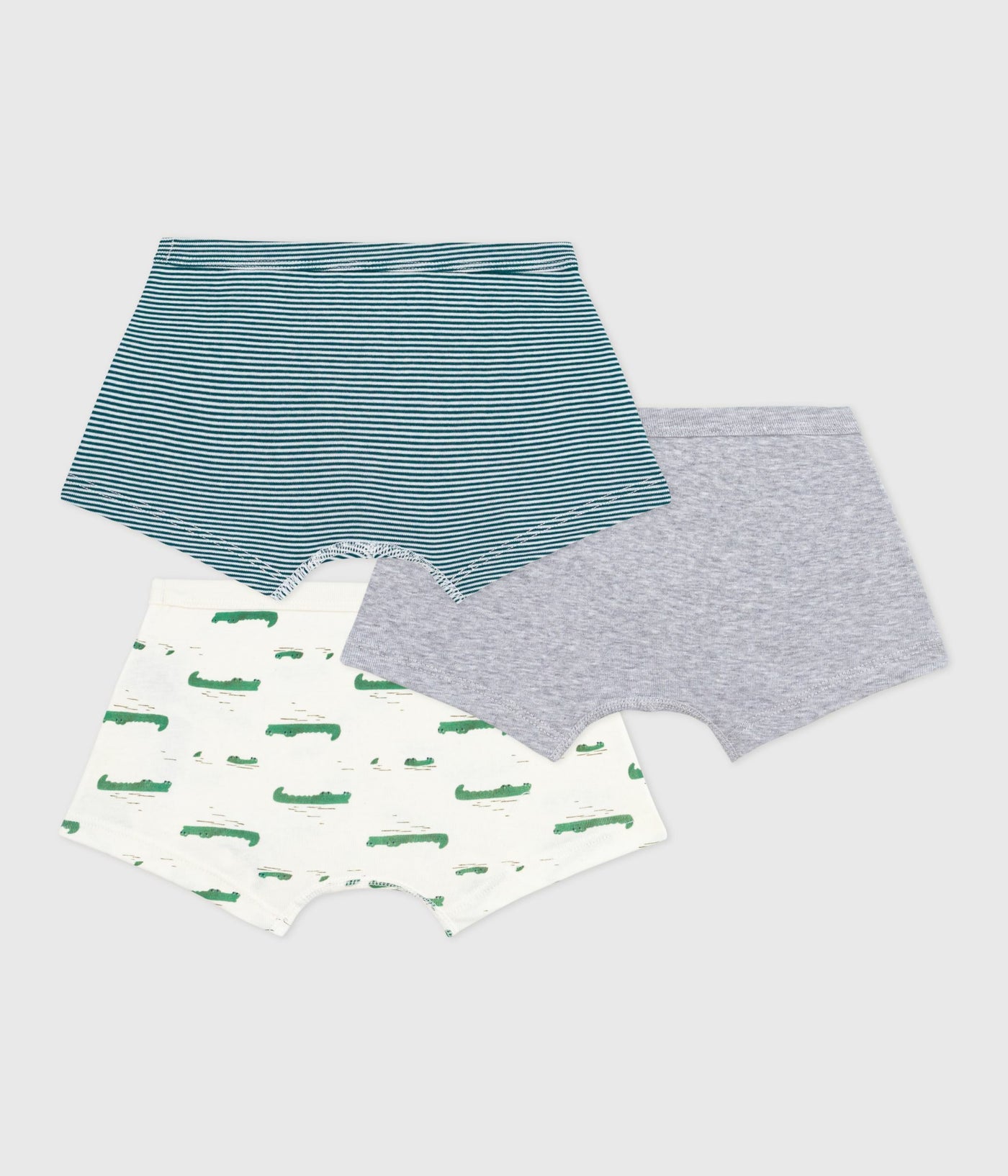 PACK OF CHILDREN'S PRINTED COTTON BOXERS WITH COVERED WAISTBANDS