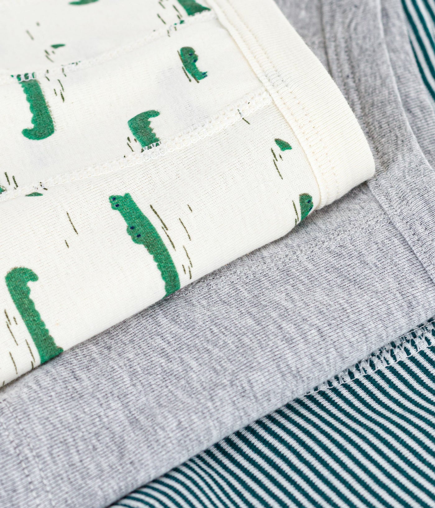 PACK OF CHILDREN'S PRINTED COTTON BOXERS WITH COVERED WAISTBANDS