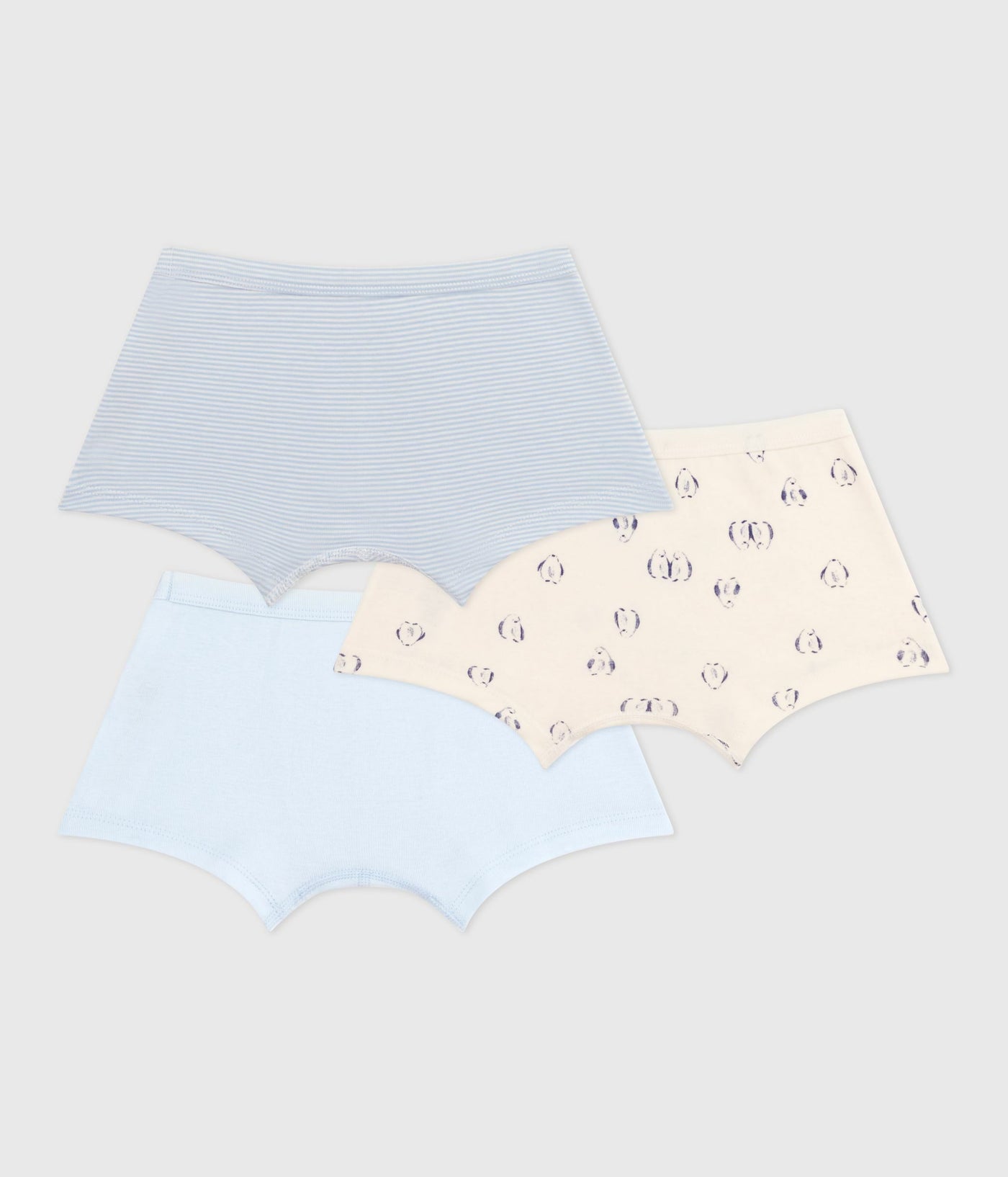 PACK OF CHILDREN'S PRINTED COTTON BOXERS WITH COVERED WAISTBANDS