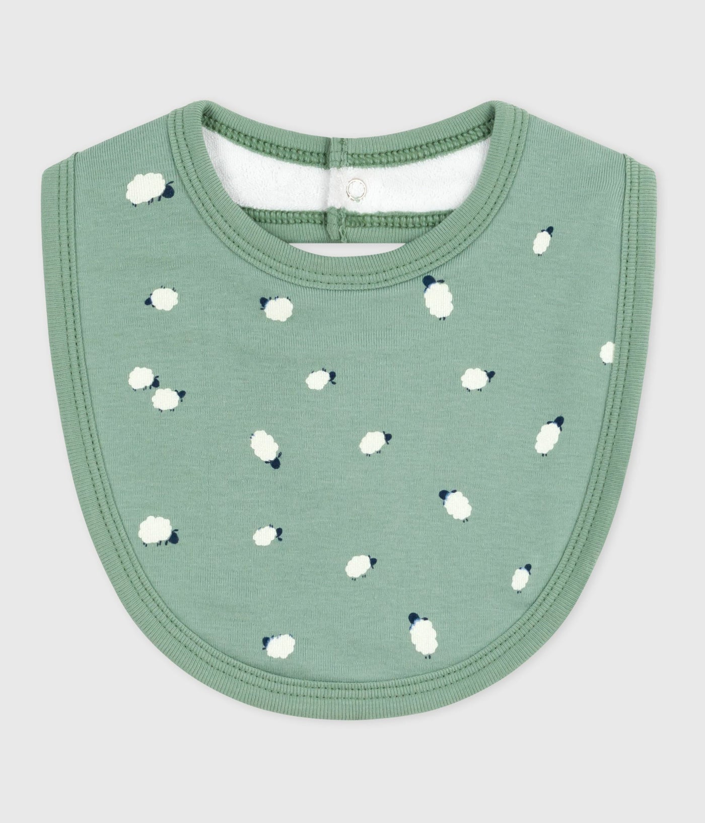 NEWBORN BABIES' PRINTED COTTON BIB
