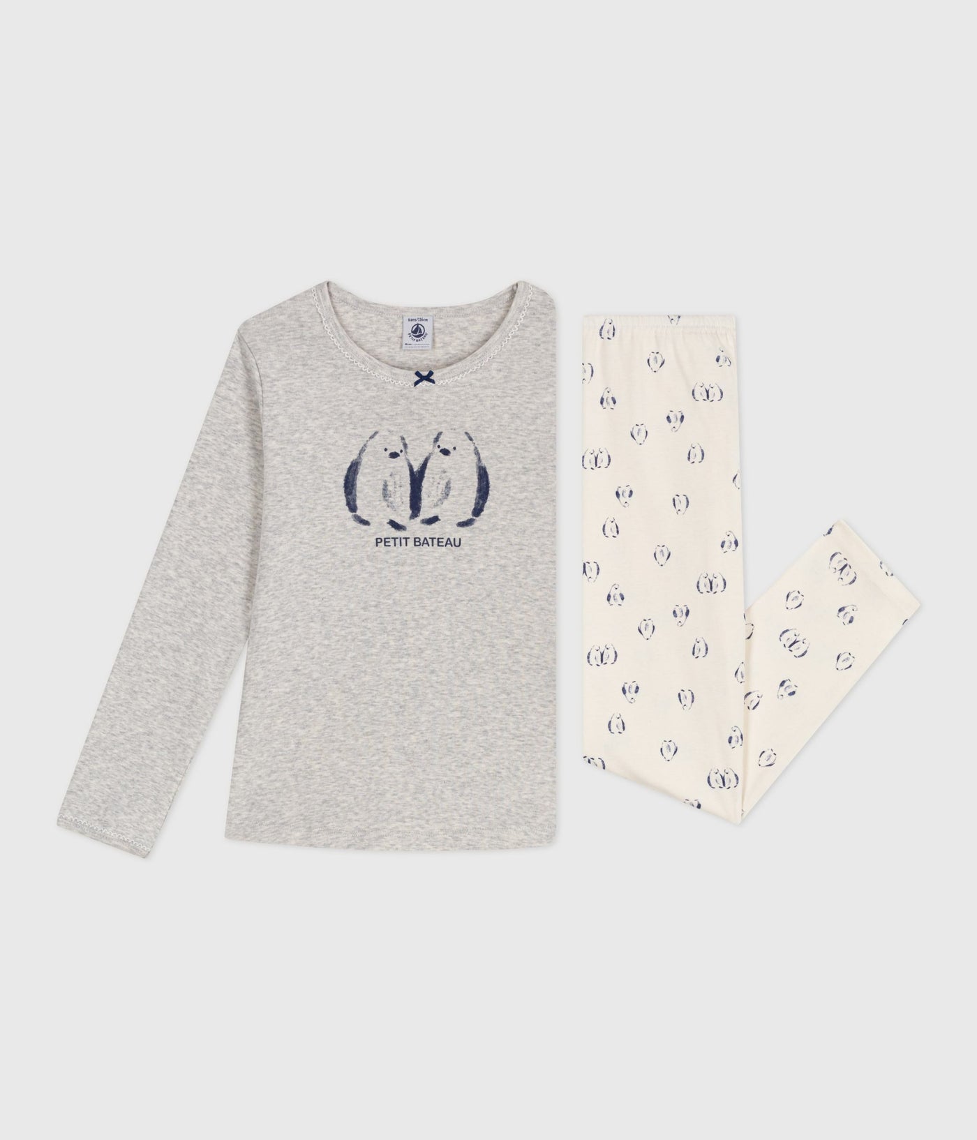 CHILDREN'S PENGUIN PRINT COTTON PYJAMAS