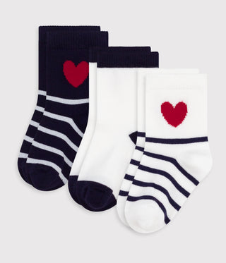 BABY UNISEX COTTON JERSEY SOCKS - 3-PACK