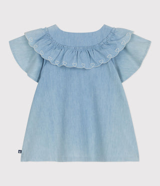 GIRL'S COTTON BLOUSE