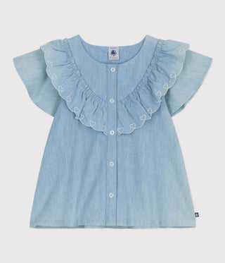 GIRL'S COTTON BLOUSE