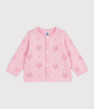 BABY GIRL'S COTTON CARDIGAN