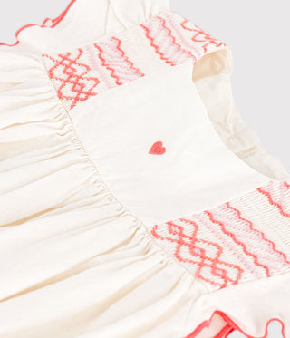 KIDS COTTON SHORT SLEEVED DRESS