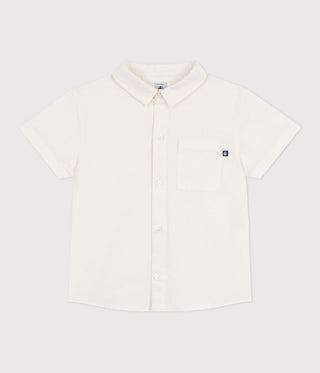 BOY'S ORGANIC COTTON AND LINEN SHIRT