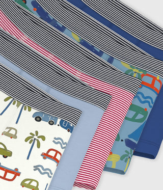 BOY'S ORGANIC COTTON BOXERS - 5-PACK