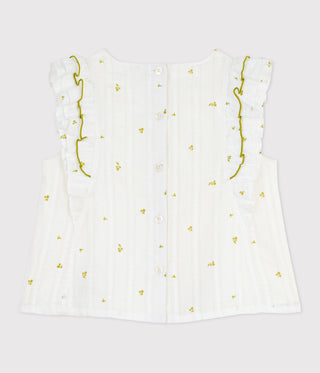 GIRL'S COTTON BLOUSE IN FLORAL PRINT