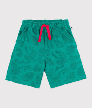 BOY'S ORGANIC COTTON TERRY CLOTH SHORTS