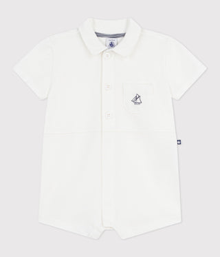 BABY BOY'S ORGANIC COTTON ROMPERS