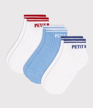 BOY'S COTTON JERSEY SOCKS - 3-PACK