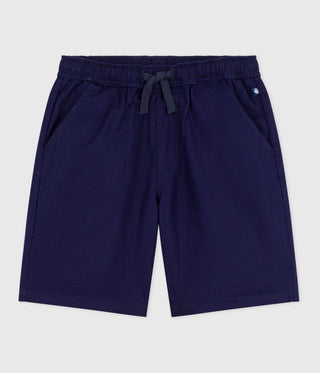 BOY'S LIGHTWEIGHT ORGANIC COTTON TWILL BERMUDA SHORTS