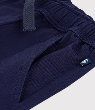 BOY'S LIGHTWEIGHT ORGANIC COTTON TWILL BERMUDA SHORTS