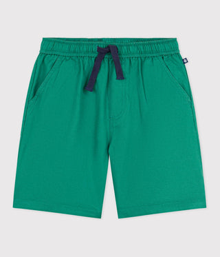 BOY'S LIGHTWEIGHT ORGANIC COTTON TWILL BERMUDA SHORTS