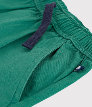 BOY'S LIGHTWEIGHT ORGANIC COTTON TWILL BERMUDA SHORTS