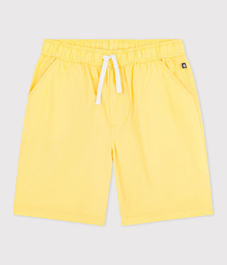 BOY'S ORGANIC COTTON AND LINEN BERMUDA SHORTS