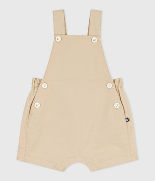 BABY BOY'S ORGANIC COTTON TWILL DUNGAREES