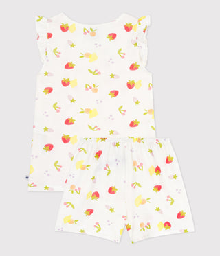 GIRL'S ORGANIC COTTON PYJACOURT