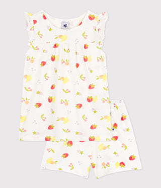 GIRL'S ORGANIC COTTON PYJACOURT