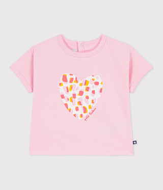 BABY GIRL'S ORGANIC COTTON T-SHIRT