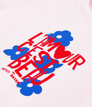 BABY GIRL'S ORGANIC COTTON T-SHIRT