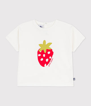 BABY GIRL'S ORGANIC COTTON T-SHIRT