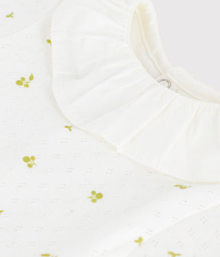 BABY GIRL'S ORGANIC COTTON BODYSUIT
