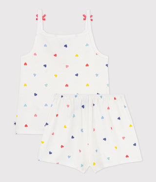 GIRL'S ORGANIC COTTON PYJACOURT