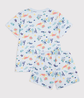 BOY'S ORGANIC COTTON PYJACOURT (GLOW IN THE DARK)