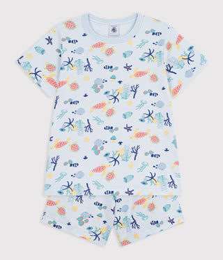 BOY'S ORGANIC COTTON PYJACOURT (GLOW IN THE DARK)