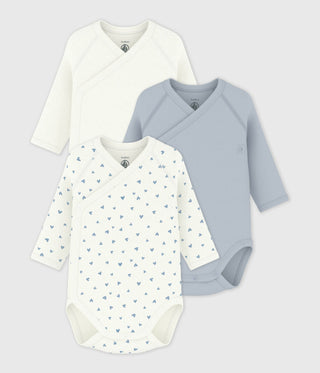 BABY BOY'S ORGANIC COTTON BODYSUIT - 3-PACK