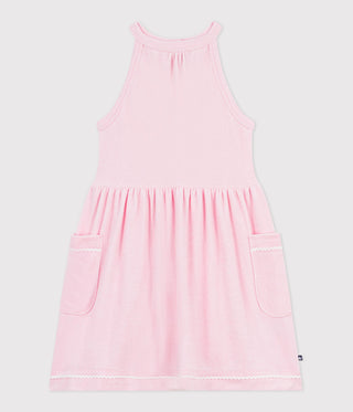 GIRL'S COTTON TERRY CLOTH DRESS