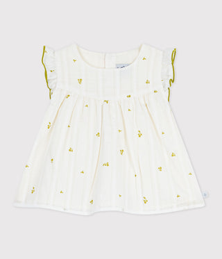 BABY GIRL'S COTTON BLOUSE IN FLORAL PRINT