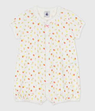 BABY GIRL'S ORGANIC COTTON ROMPERS