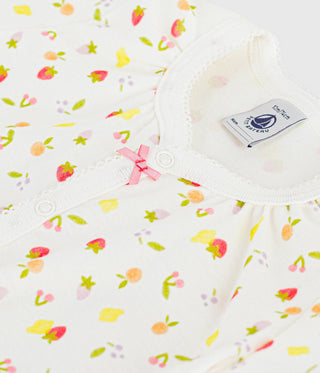 BABY GIRL'S ORGANIC COTTON ROMPERS