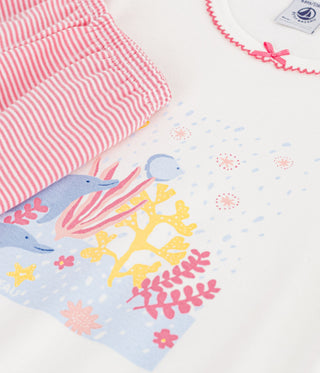 GIRL'S ORGANIC COTTON PYJACOURT