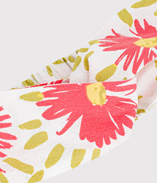 BABY GIRL'S ORGANIC COTTON CRÊPE HAIRBAND