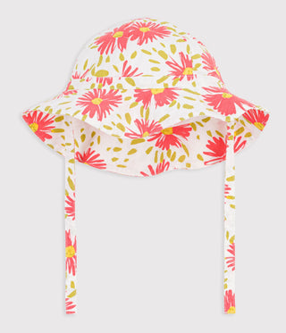 BABY GIRL'S COTTON CRÊPE FLOPPY HAT