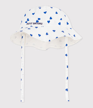 BABY GIRL'S COTTON TWILL SUN HAT