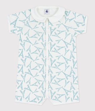 BABY BOY'S ORGANIC COTTON ROMPERS