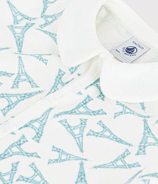 BABY BOY'S ORGANIC COTTON ROMPERS