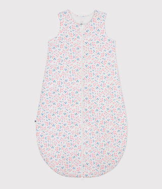 NEWBORN BABY GIRL'S ORGANIC COTTON SLEEPING BAG 2 TOG IN FLORAL PRINT