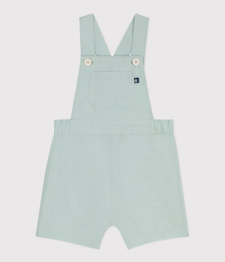 BABY BOY'S COTTON AND LINEN DUNGAREES