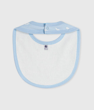 NEWBORN BABY BOY'S ORGANIC COTTON BIB