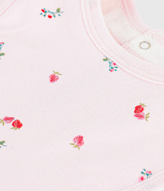 NEWBORN BABY GIRL'S ORGANIC COTTON BIB