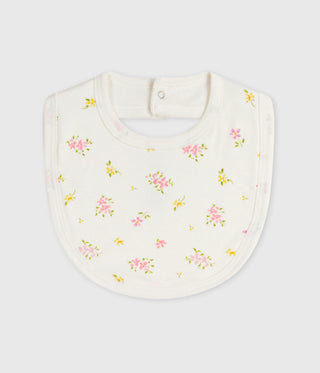 NEWBORN BABY GIRL'S ORGANIC COTTON BIB