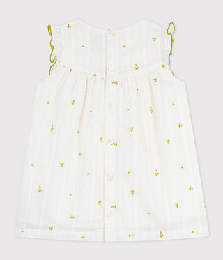 BABY GIRL'S ORGANIC COTTON POPLIN DRESS